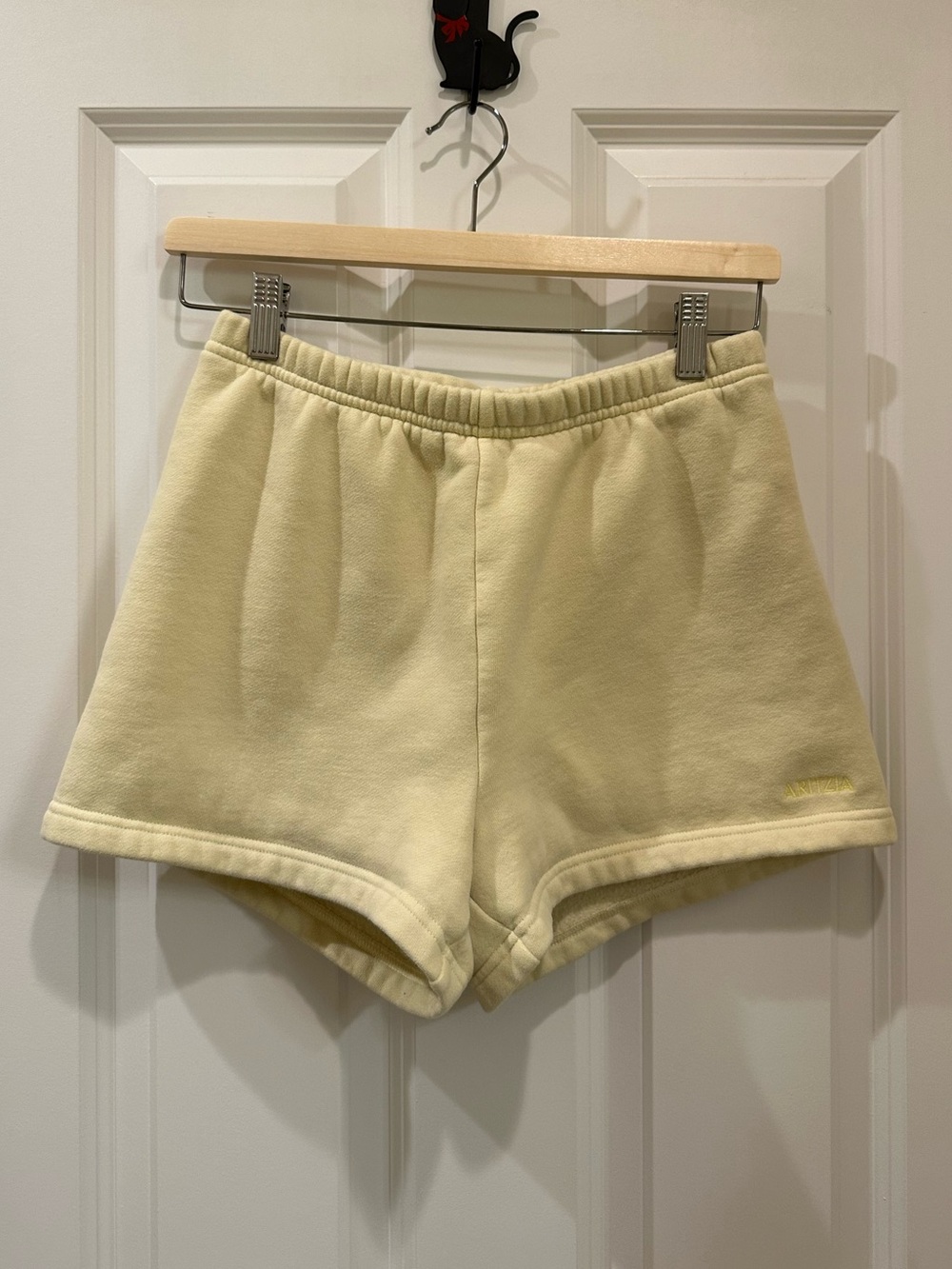 Aritzia Cozy Sweatfleece Perfect Hi-Rise Mini Shorts